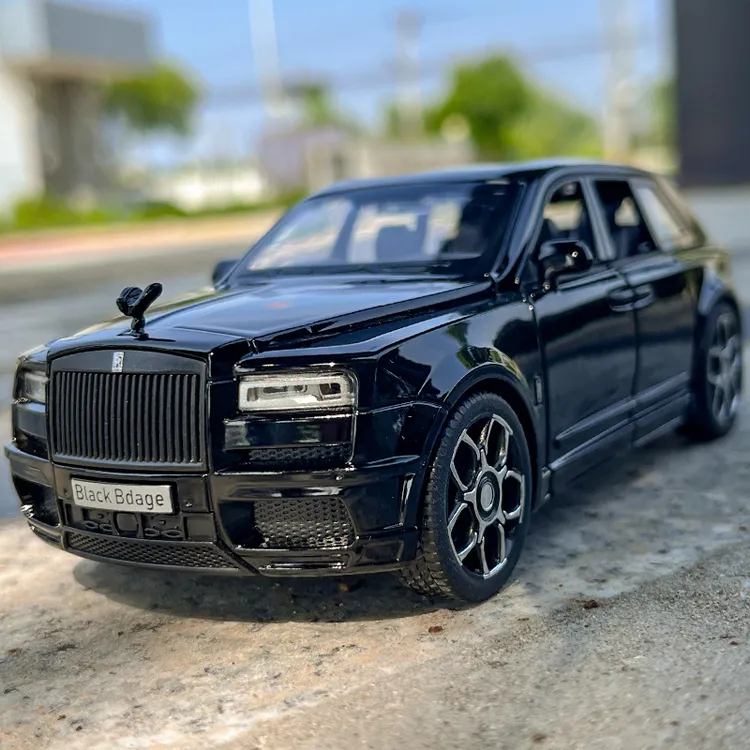 劳斯莱斯库里南BB版1:32合金车模声光回力仿真汽车模型男孩玩具车