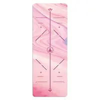 专业辅具-1.5mm麂皮绒印花瑜伽垫橡胶瑜伽垫可折叠yoga mat