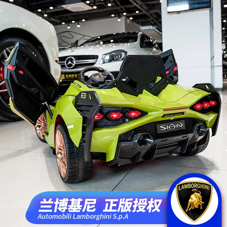可坐人儿童电动车兰博基尼跑车摩托车卡丁车童车电动汽车电动车