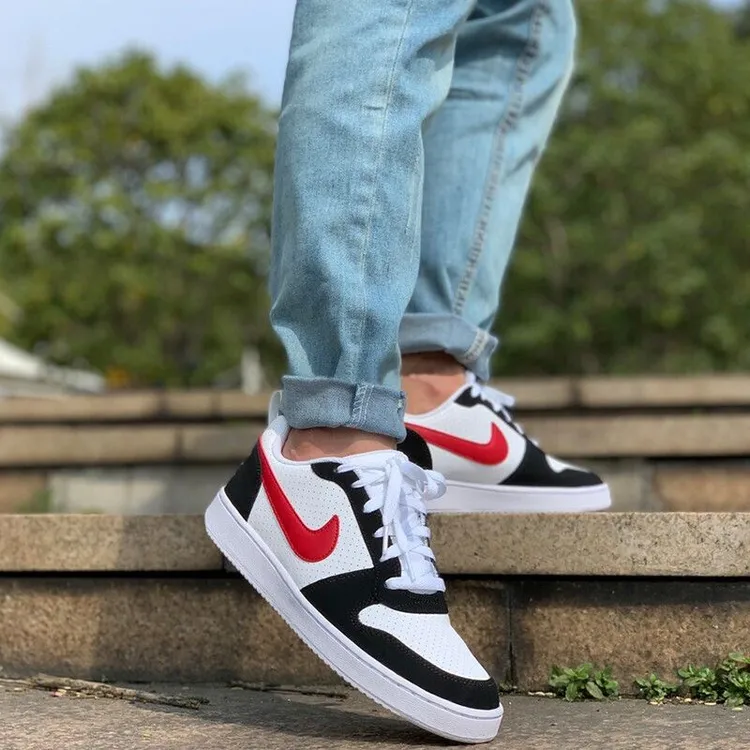 NIKE/耐克男鞋Court Borough Low复古新款休闲运动板鞋838937-102
