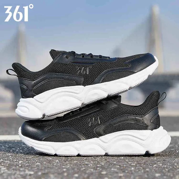 361男鞋运动鞋男士秋季2025厚网面新款潮流男生百搭美式鞋子爸爸