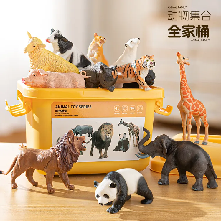 儿童新年礼物仿真动物模型玩具农场动物0-3岁宝宝1益智早教认知商品图