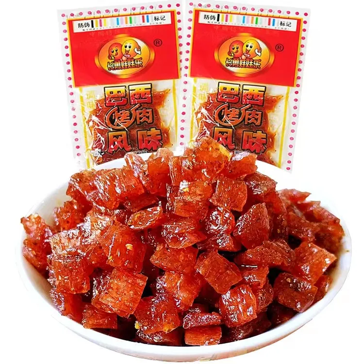 [长勇娃娃乐巴西烤肉风味辣条】回味童年怀旧休闲小零食香辣面筋