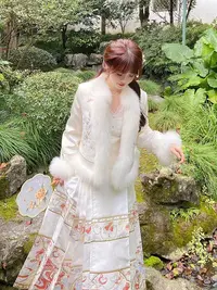 新中式国风套装女秋冬季小个子高级感气质羽绒服外套马面裙两件套