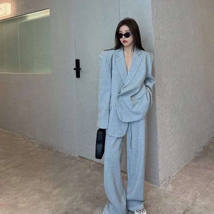 秋季款女装2025年新款小香风休闲韩版时尚高级感西装两件套装洋气