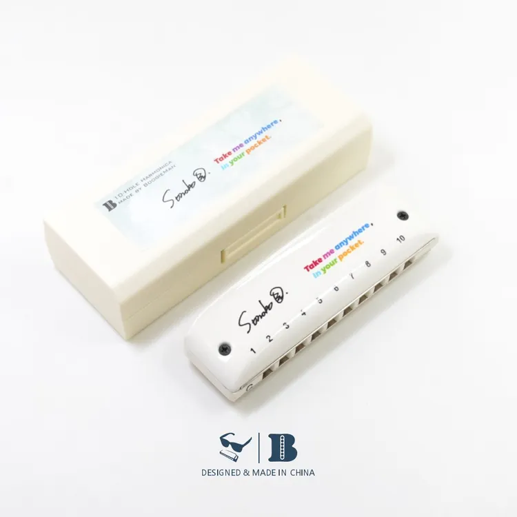 园园签名款口琴 初学十孔布鲁斯蓝调10孔PADDY 吹口琴的小园园