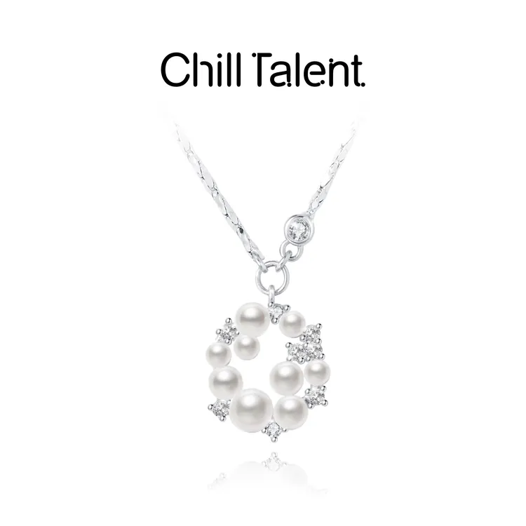 chill talent 铜合金项链 【明星同款】微醺气泡酒项链气质精致轻奢