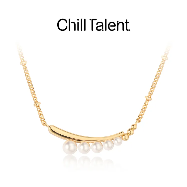 chill talent 铜合金仿珍珠项链 【明星同款】练雨项链气质轻奢时尚