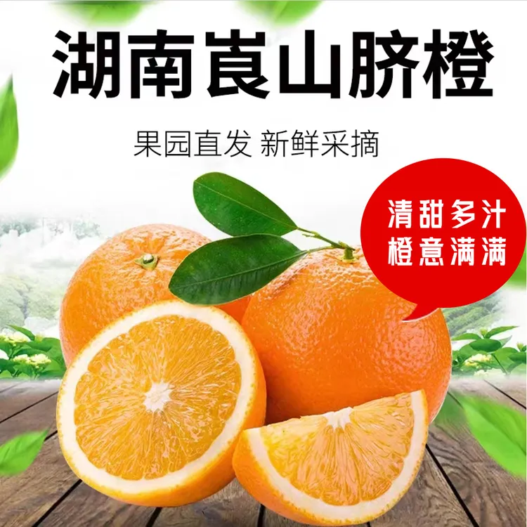 【只卖精品】10斤正宗崀山脐橙山水快递原产地种植采摘自然新鲜皮薄