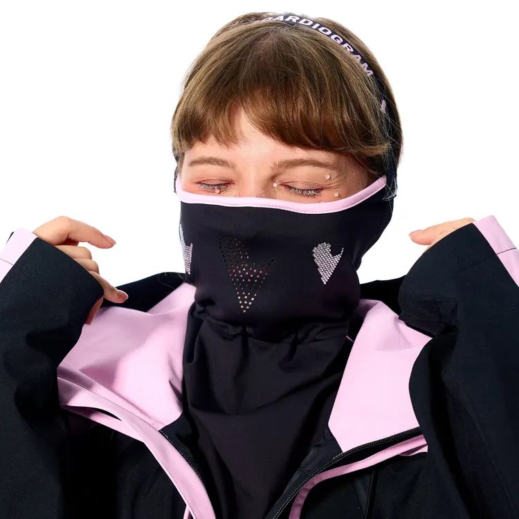 BCG发箍滑雪面罩闪钻石运动玩咖防风加绒保暖防寒亲肤滑雪服套装