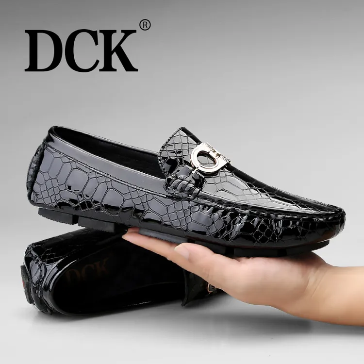 DCK豆豆鞋2026年新款真皮春季轻奢潮流男士百搭爆款痞帅休闲皮鞋商品图