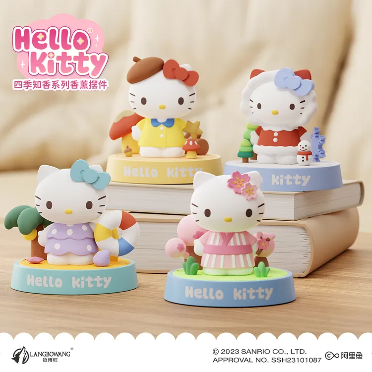 【KT香薰摆件】三丽鸥家族圣诞节四季知香系列潮玩狼博旺