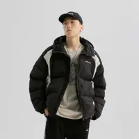 YKYB运动情侣冬百搭潮流撞色拼接休闲连帽防风保暖棉服Y34NMY038 