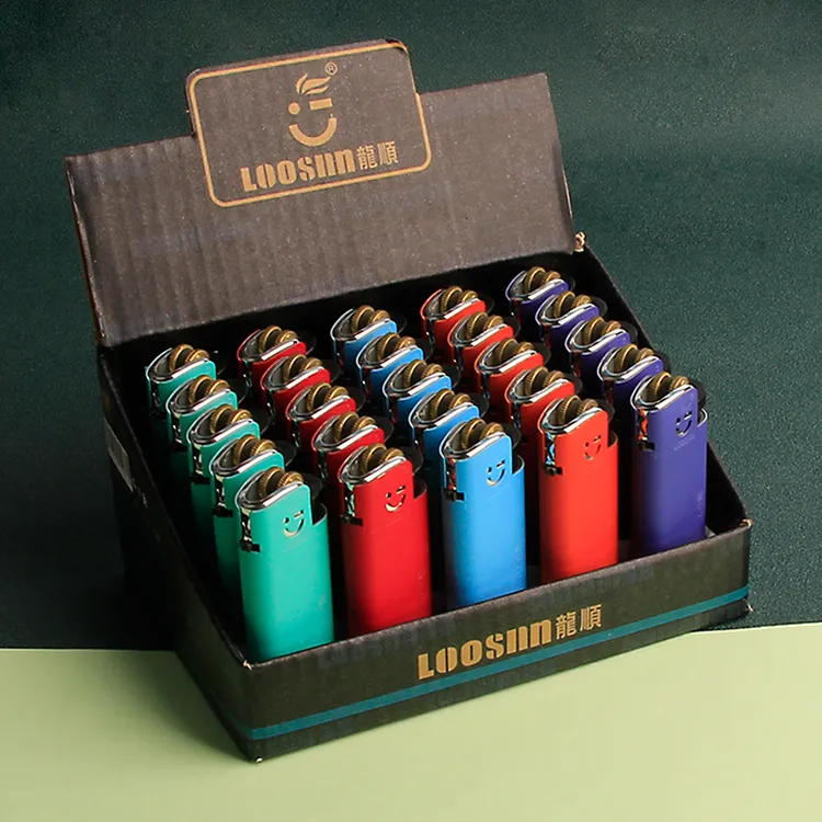 迷你打火机短款金属防爆家用加厚磨砂一次性砂轮打火机砂轮