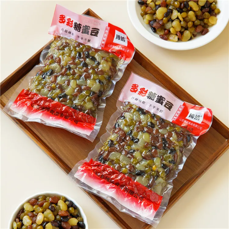 多彩蜜蜜豆300g-500g糖蜜豆红豆馅料粽子芋圆冰粥奶茶双皮奶烘焙