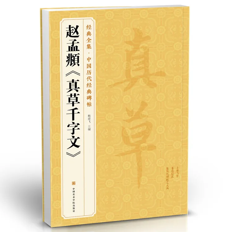 经典全集 赵孟頫《真草千字文》行书字帖 中国历代原碑帖楷书草书