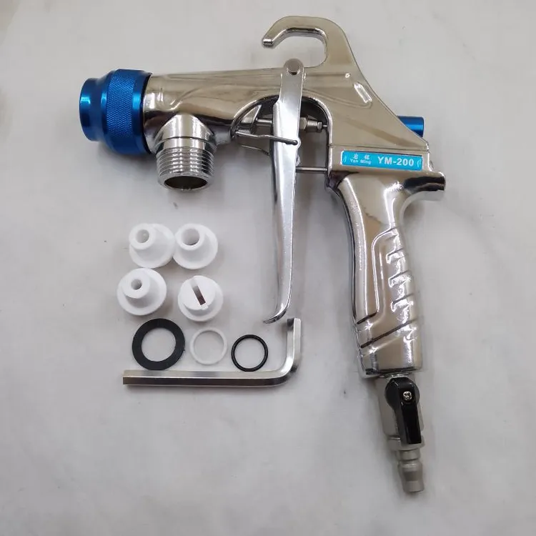 真石漆喷枪YM-200型多功能Q7Q8喷涂机高雾化枪多孔径不锈钢喷涂枪