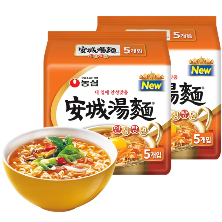 韩国进口农心安城汤面方便速食拉面夜宵泡面方便面