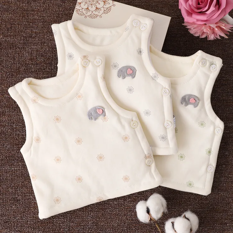 新生儿婴儿棉背心儿童保暖夹棉马夹男女秋冬季贴身宝宝棉马甲外穿