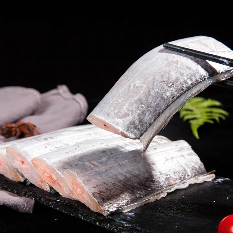 连云港 新鲜无冰衣带鱼段 500g/包 新鲜速冻海鲜