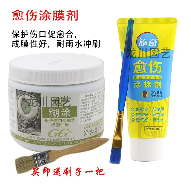 伤口愈合膏国光糊涂施奇愈伤涂抹剂植物盆景苗木修剪锯口伤口愈合