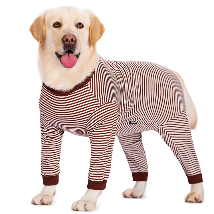 狗狗衣服薄款四脚金毛拉布拉多中大型犬全包护肚断奶绝育术后防舔