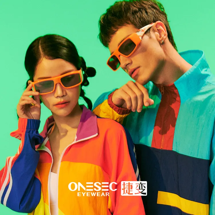 ONESEC EYEWEAR/捷变武士-太阳镜一秒变色复古网红偏光ins潮流
