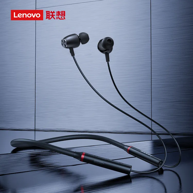联想蓝牙耳机颈挂脖入耳式柏林之声运动跑步听歌长续航手机通用