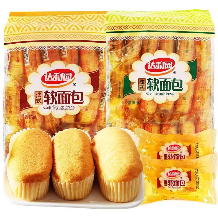 达利园新鲜法式软面包小面包360克/400克奶香味休闲零食面包