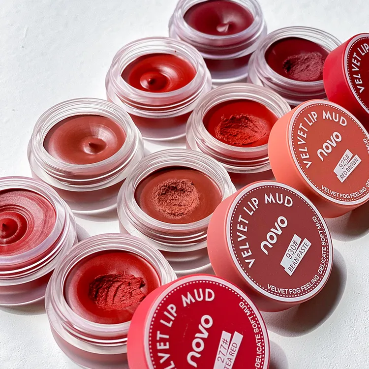 novo正品盒装唇泥小众品牌口红素颜平价学生款雾面哑光夏天唇釉女