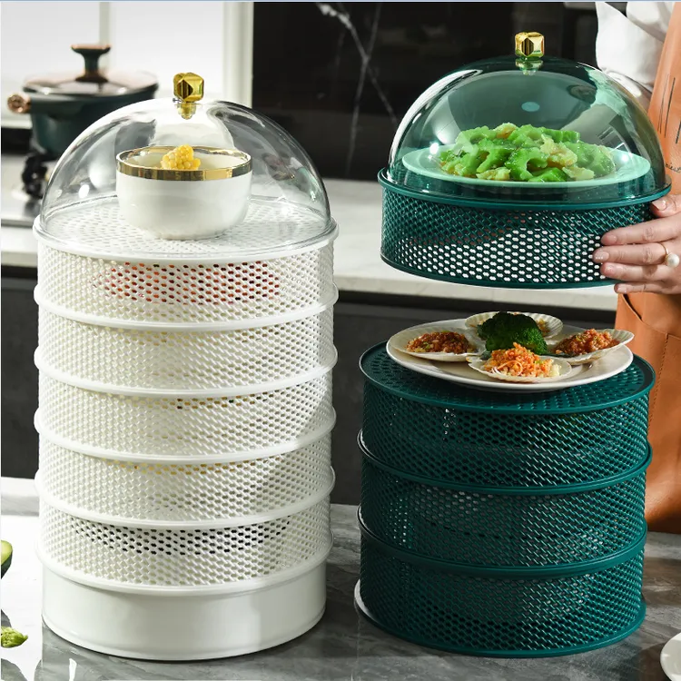 【专利正品】镂空盖菜罩新款加高加厚防蝇餐桌可折叠剩饭剩菜保护罩