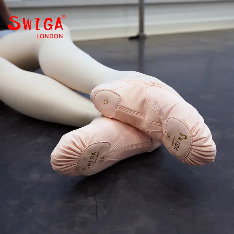 帆布舞蹈鞋儿童女软底芭蕾舞鞋成人中国舞鞋民族形体鞋