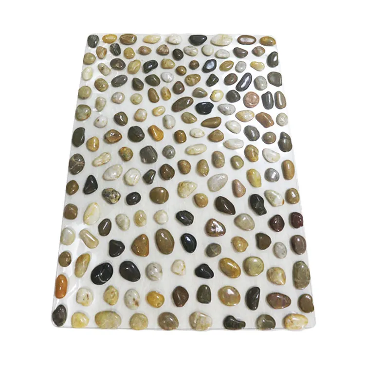 鹅卵石足底按摩垫浴室洗澡间淋浴房水陆两用石子足疗指压板防滑垫