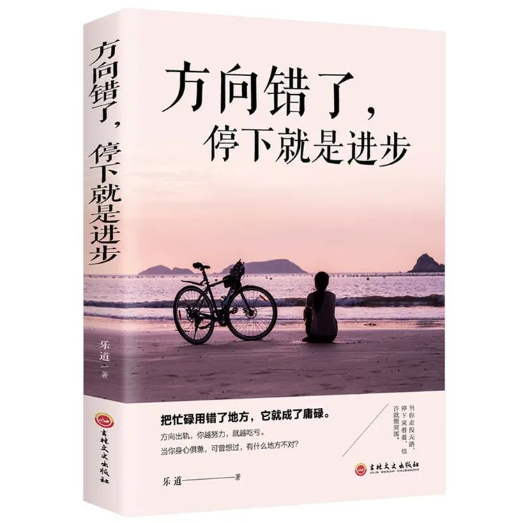 正版 方向错了停下来就是进步 方向出轨你越努力就越吃亏年轻人要