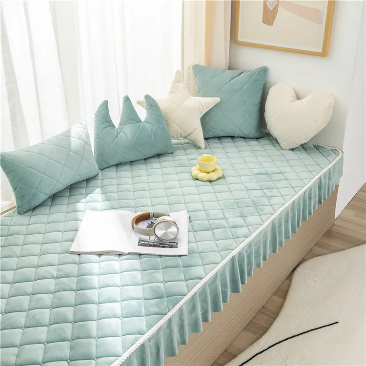 窗台垫四季通用轻奢防滑加厚垫子网红可机洗飘窗垫窗台主卧定做