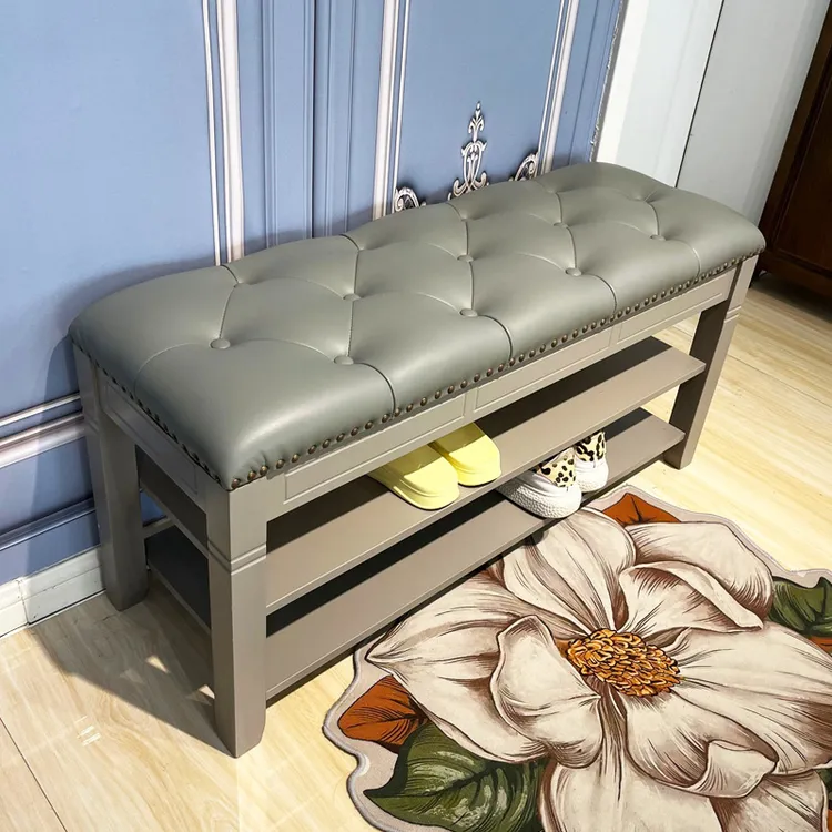 换鞋网红款实木鞋柜可坐长条家用鞋架入户换鞋凳门口可坐网红款