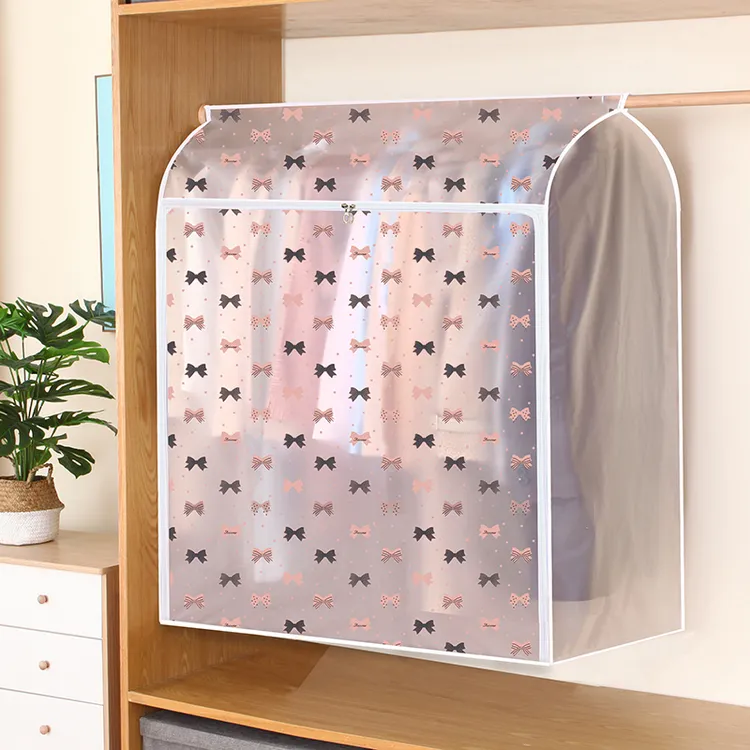 衣服防尘罩塑料透明衣服罩衣物挂式大衣收纳整理全封闭防尘袋家用