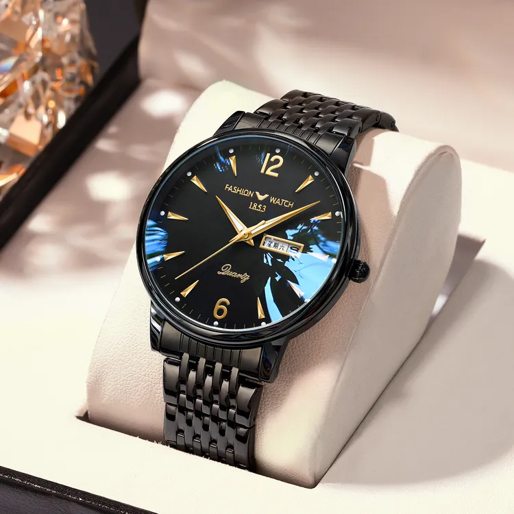 高端男士手表超薄机械感全自动防水夜光高级感石英表时尚男款腕表商品图