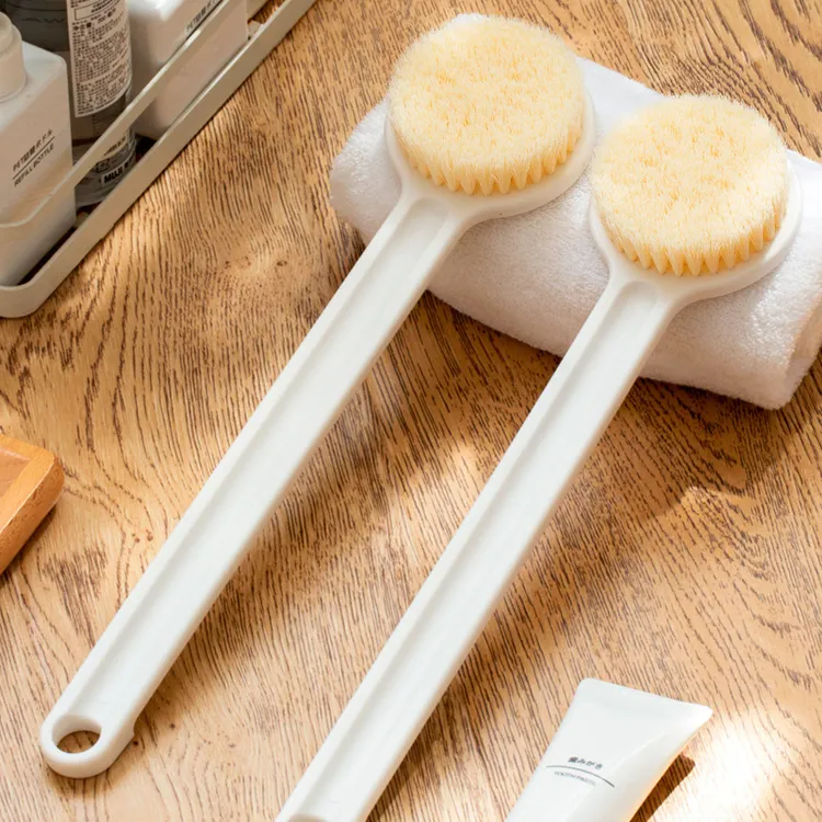 YF【四件套】软毛洗澡刷软毛沐浴刷长柄搓背刷身体擦背刷洗柔软洗浴
