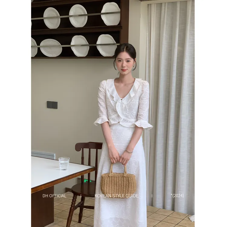 DH OFFICIAL 大花【茉莉小姐 suit】荷夏轻盈 时尚套装舒适ins风