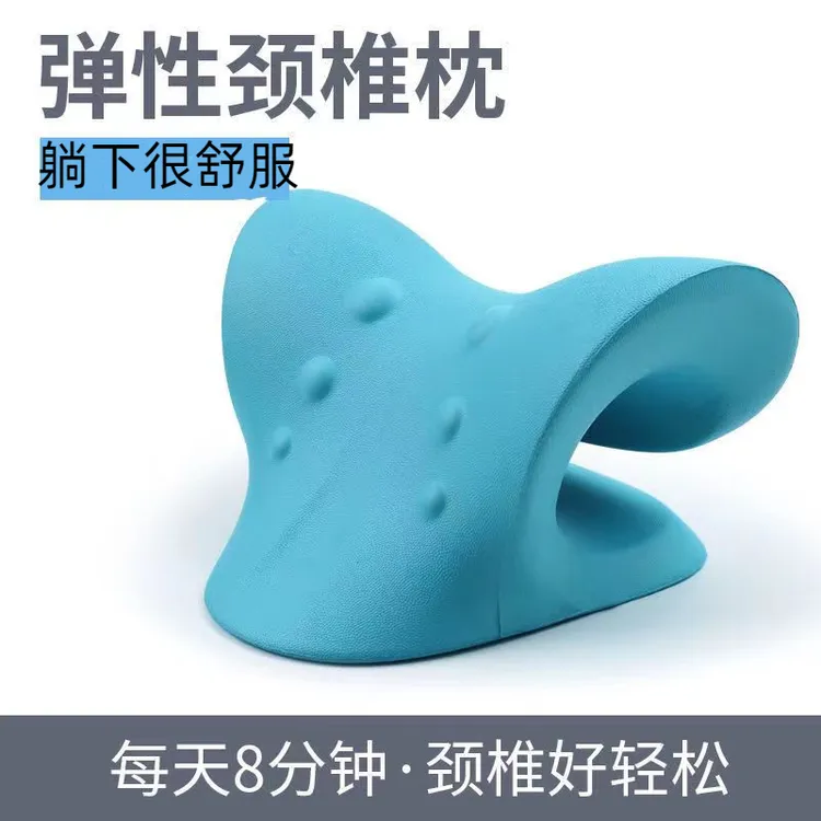 晒豆松弛感颈椎按摩枕指压枕枕头家用颈椎脖子疏通头肩按摩器舒服商品图