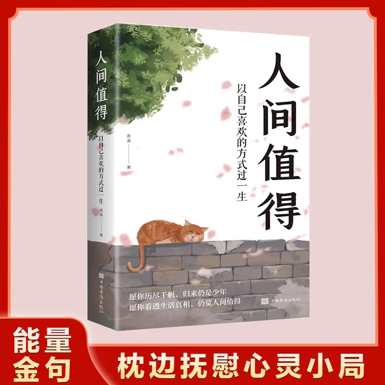 人间值得 以自己喜欢的方式过一生人生正能量成长心灵疗愈书籍
