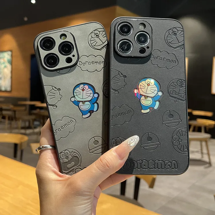 可爱哆啦A梦叮当猫苹果16手机壳15promax卡通14创意适用iPhone13
