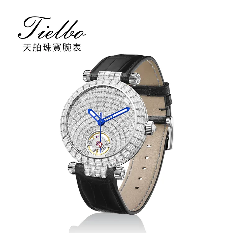 钻爆系列繁星满钻全自动机械机芯腕表高奢设计T856M