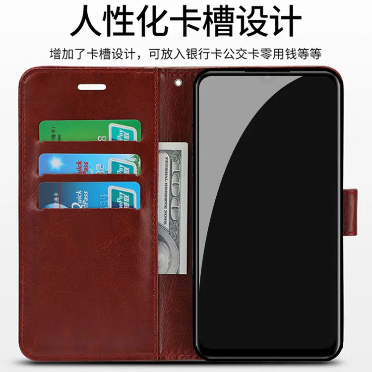 适用于vivo y300i手机壳多功能翻盖保护皮套Y300防摔全包软硅胶