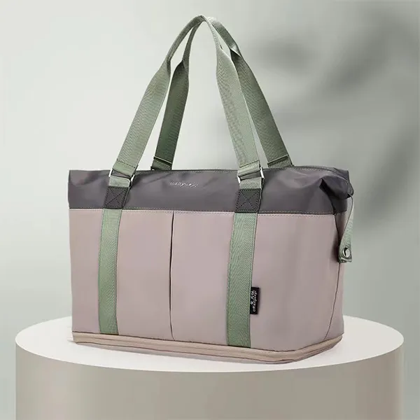 曼月依大容量拉杆手提出差可拓展待产收纳包运动健身旅行包行李包商品图