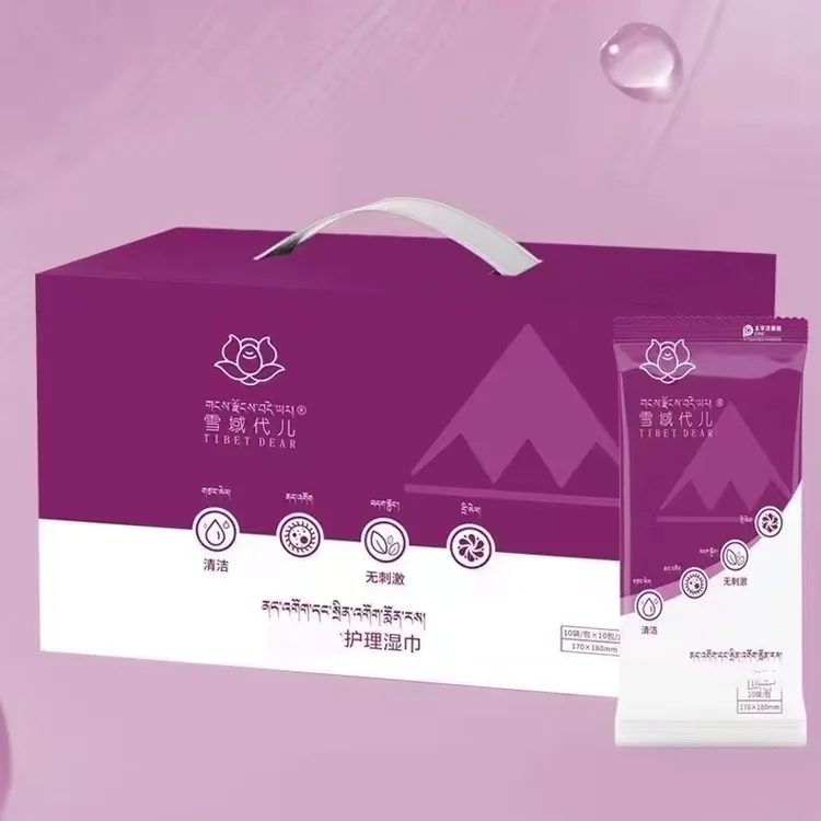 雪域代儿抑菌护理湿巾