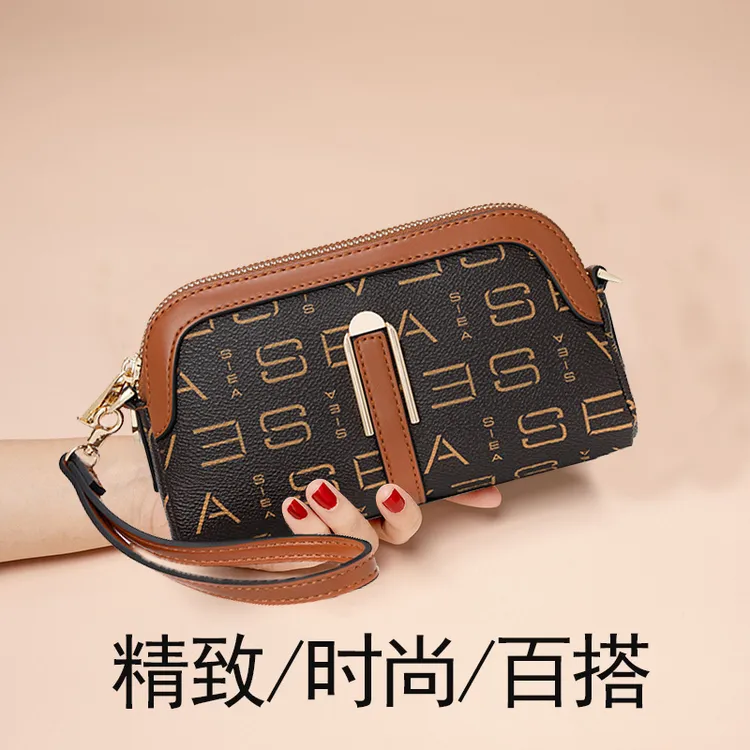 时尚女包小包手提斜挎两用妈妈买菜小包包高端气质手拎长款零钱包