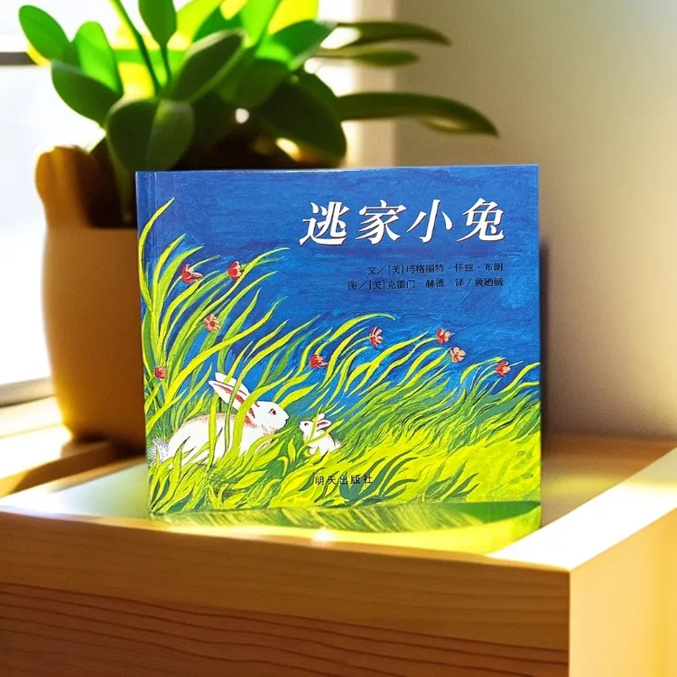 正版儿童绘本《逃家小兔》精装硬壳