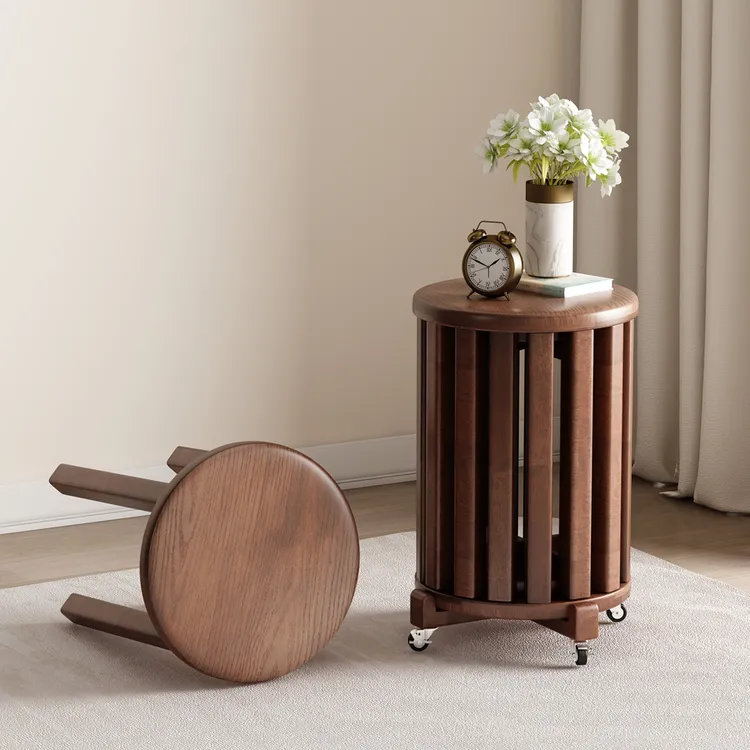 庭许实木叠叠乐凳子家用茶几可叠放椅子客厅桌子备用餐椅网红家具